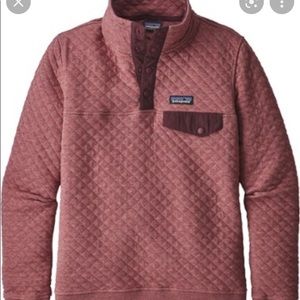 Patagonia quilted snap pullover